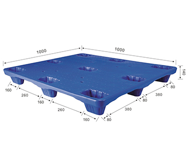 1010单层九脚吹塑卡板