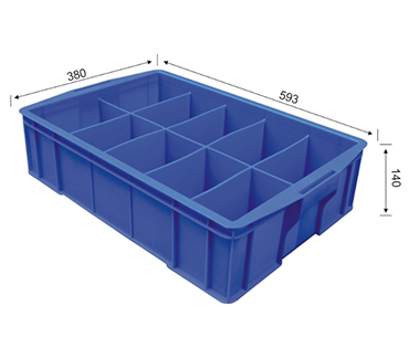 7#分格箱（长方形10格）