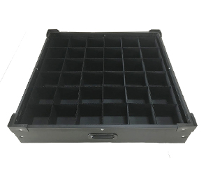 防静电半包边刀卡周转箱